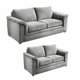 thumbnail image 2 of Living Ancona 3C-2C Tela Velvet Gris, 2 of 4