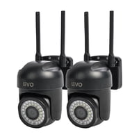 Pack 2X Cámara Seguridad Wifi 5G 2Mp Guardpro X5 Negro Levo
