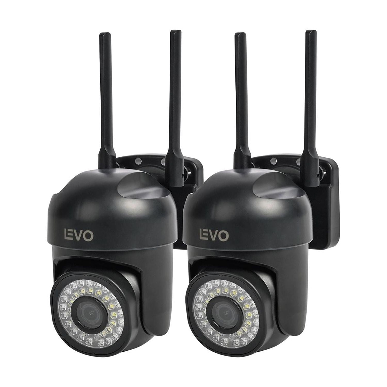 Pack 2x Cámara Seguridad Wifi 5g 2mp Guardpro X5 Negro Levo