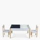 thumbnail image 5 of Pack Infantil 1 Mesa 2 sillas Santino Natura/Blanco, 5 of 8