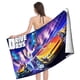 thumbnail image 4 of Rocket League Toalla de playa de secado rápido con diseño temático, regalo para mujeres y niñas, ideal para cumpleaños, fans, amantes de la música, uso en la playa o al aire libre, 78 × 180 cm, 4 of 6