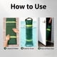 thumbnail image 3 of Barrera de agua MEIHUIJI 1,5 m Pack de 3 reutilizable sin arena, 3 of 7