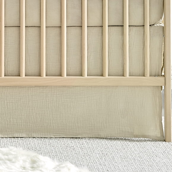 Muselina Levtex Baby Cloud con volantes para cuna, color beige, 132 x 71+41 cm