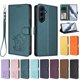 thumbnail image 3 of Carcasa Billetera de Cuero Sintético para Samsung Galaxy A55 5G, Verde Oscuro, 3 of 6