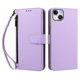 thumbnail image 1 of Funda Tipo Billetera para iphone14 Plus con Soporte y Bolsillo con Cierre Morado, 1 of 1