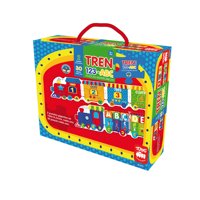 Puzzle Tren 123-Abc (Piezas) - Toyng
