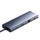 thumbnail image 5 of Adaptador HUB 10 en 1 USB-C a HDMI, USB 3.0, VGA, Ethernet, PD, SD, 3.5mm - Baseus - Gris, 5 of 8