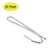 thumbnail image 1 of Uxcell 2.48" Ganchos de cortina de metal electrochapado tono plateado 20 unidades, 1 of 5
