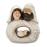 Bothyi - Estatua De Belén, Estatuilla De Resina De La Sagrada Familia Para Festivales, Estante De Dormitorio