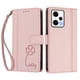 thumbnail image 3 of Funda Cartera Trébol para Xiaomi Redmi Note 12 Pro 5G con Ranuras Tarjetas y Carga Inalámbrica Rosa, 3 of 6