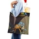 thumbnail image 4 of The Amazing World of Gumball Bolso de tela con estampado de lienzo para mujer, bolsa de compras reutilizable y estética, con cremallera interior, regalo para mujer, 35 × 40 cm., 4 of 6