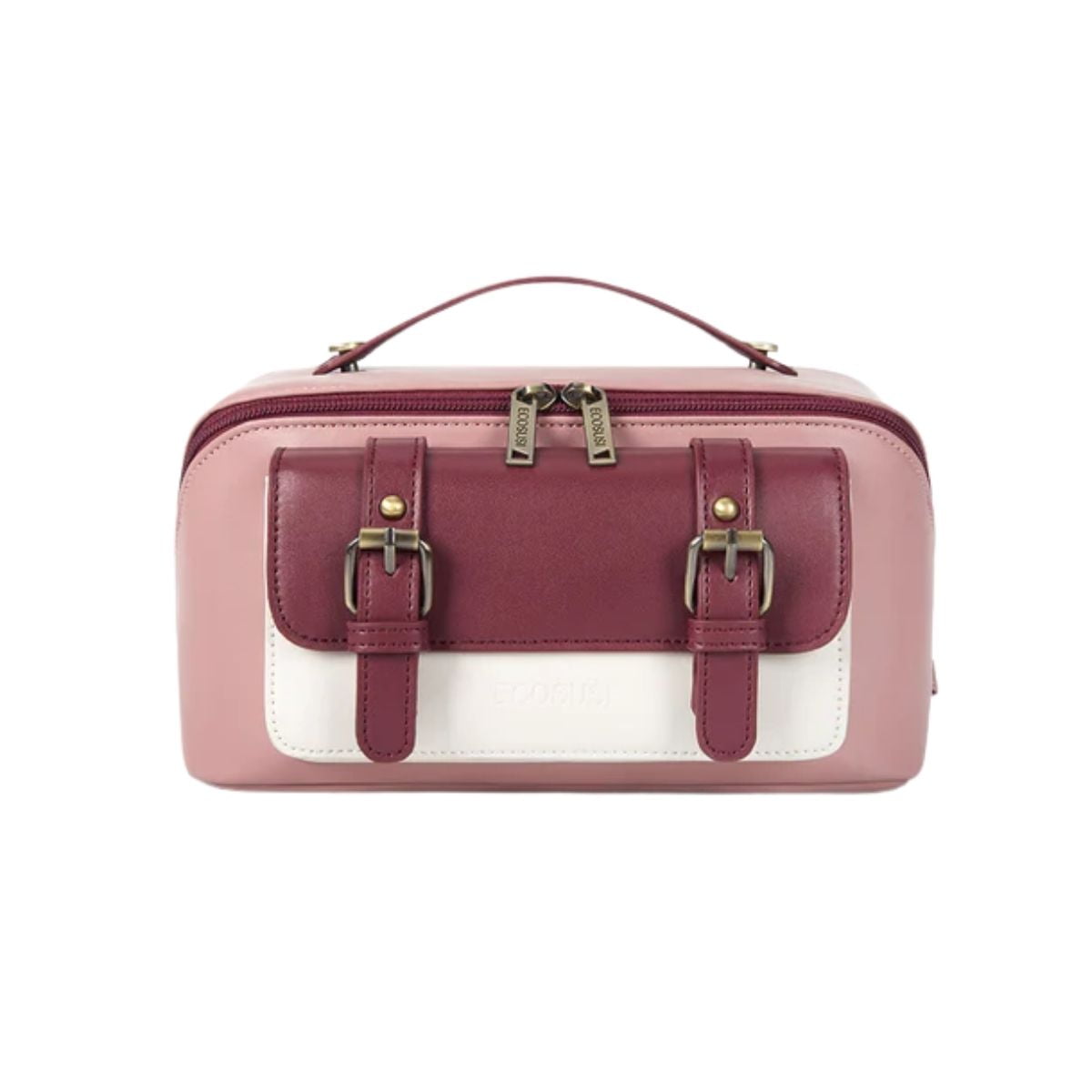 Ecosusi Neceser Cosmetiquero Abierto Elena - Rosa Palo