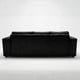 thumbnail image 4 of Sofa Praga 3 Cuerpos Felpa Negro, 4 of 5