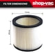 thumbnail image 3 of Filtro reutilizable para Shop‑Vac 19 cm – Pack de 2, 3 of 7
