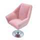 thumbnail image 4 of Sillón De Casa De Mu?ecas Silla De Flocado A Escala 1:12 Muebles De Sala De Estar Rosa, 4 of 5
