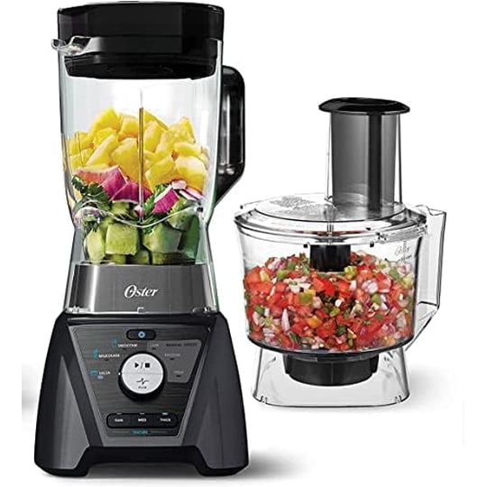 Combo Licuadora Y Procesadora De Alimentos Oster 1200w Con Jarro De 8 Tazas