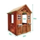 thumbnail image 2 of Wooden Kids Playhouse with 2 windows and flowerpot holder,42"Lx46"Wx55"H,Golden Red, 2 of 3