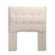 thumbnail image 1 of Respaldo Cama 1 Plaza Felpa Beige Sevilla CP, 1 of 2