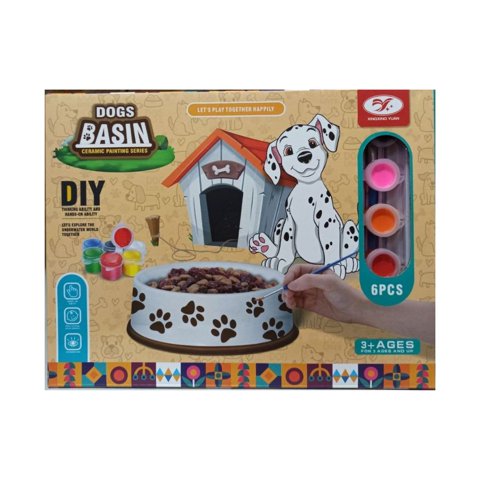 Click Ventas - Set 6 Piezas Cuenco De Ceramica Para Pintar Creatividad Niño