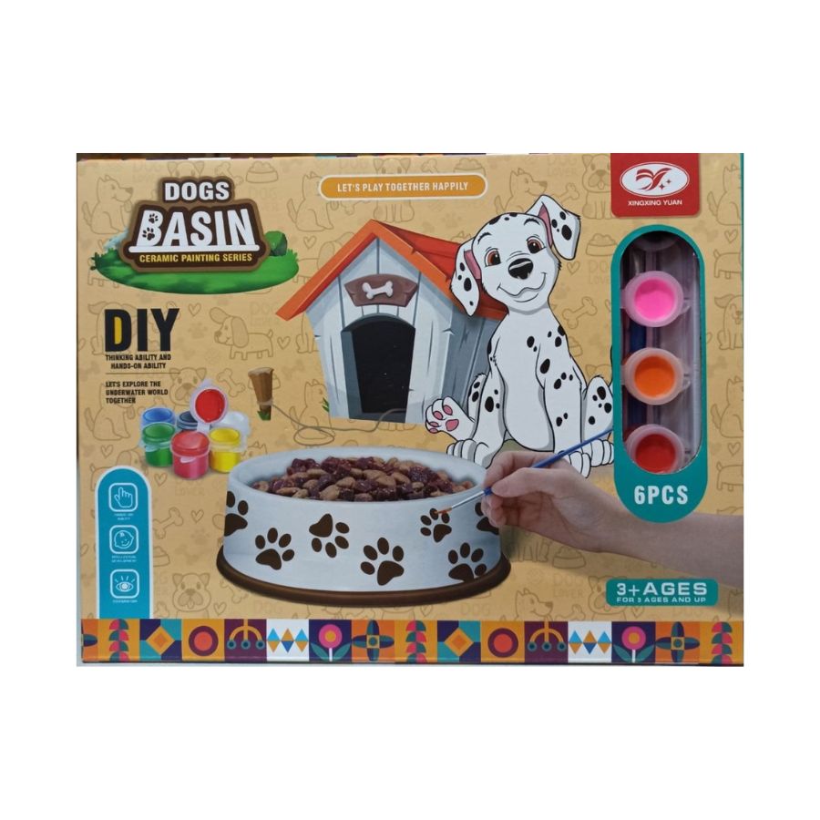 Click Ventas - Set 6 Piezas Cuenco De Ceramica Para Pintar Creatividad Niño