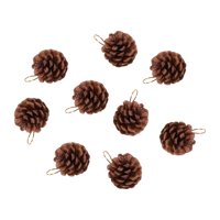 Bothyi - 9 Uds. Colgantes De Conos De Pino Navideños, Manualidades Diy Para Sala De Estar Interior