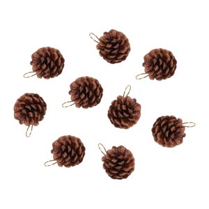 Bothyi - 9 Uds. Colgantes De Conos De Pino Navideños, Manualidades Diy Para Sala De Estar Interior