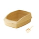 thumbnail image 3 of Caja De Arena Caja De Arena Inodoro Grande Para Gatitos Para Gatos De Interior Mascotas Pequeñas Amarillo, 3 of 5