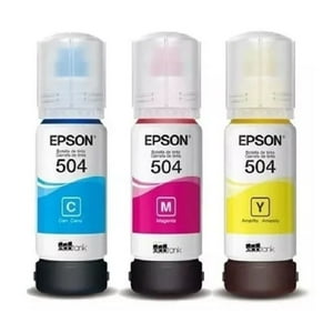 Pack 3 Tintas Epson 504 M/C/Y Original