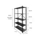 thumbnail image 2 of Estante Plegable Multiuso Metal 5 Niveles Con Ruedas, 2 of 3