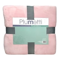 Frazada Flannel 1.5 Plazas / Rosa Claro – Plumetti