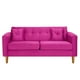 thumbnail image 1 of Sofa New Retro 3c Felpa 04 Fucsia, 1 of 6