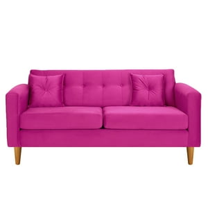 Bodevir - Sofa New Retro 3C Felpa 04 Fucsia