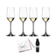 thumbnail image 1 of Vaso de tequila Riedel Bar Ouverture, paquete de 4 unidades con paño y vertedor de vino, 1 of 4