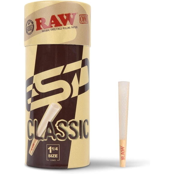 Conos RAW Classic 1 14 Pack 50 Lento Quemado Prerolled