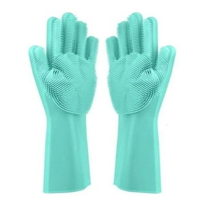 Genérico - Pack 2 Guantes Limpieza Silicona Multiuso Mágicos Lavar Loza