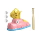 thumbnail image 3 of Máquina De Lanzamiento De Béisbol Para Niños Que Pisan El Lanzador Máquina De Bateo De Béisbol Rosa, 3 of 5