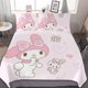 thumbnail image 1 of Pink My Melody 3 Pieces Bedding Sets Soft Comforter Sets Decor Bedroom Gifts, 1 of 5