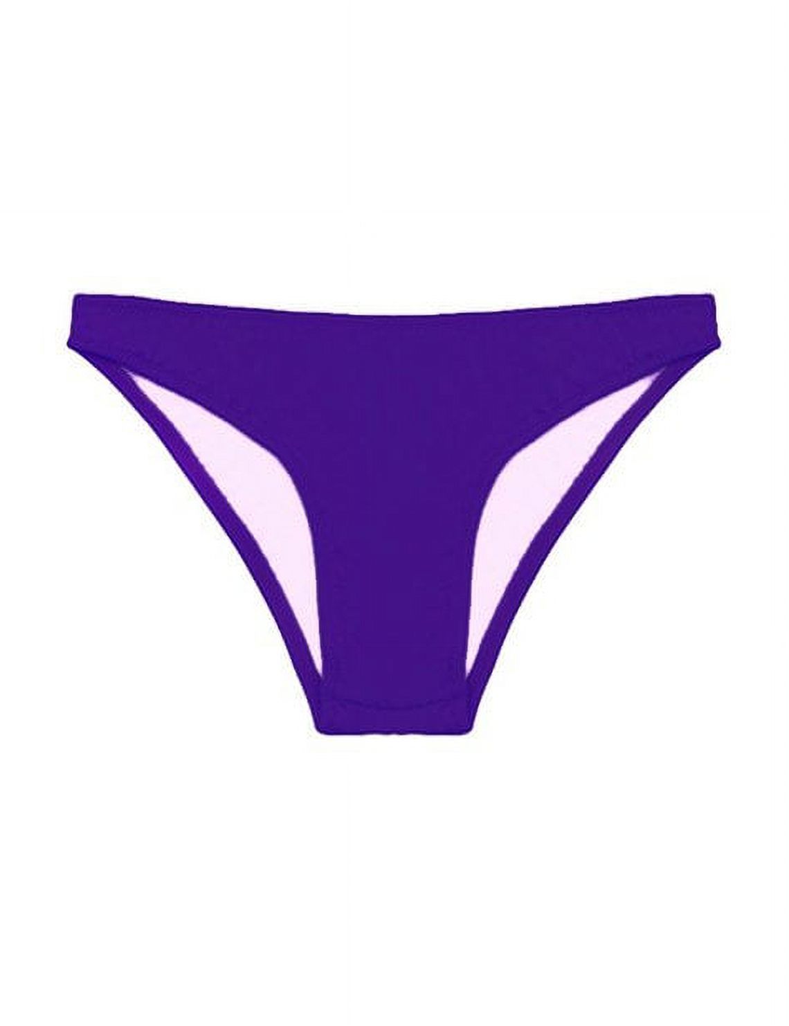 Samia - Bikini Calzón Con Pinza Trasera Morado Xs