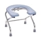thumbnail image 3 of Taburete De Inodoro En Cuclillas Para Personas Mayores, Silla Para Ba?o, Silla De Inodoro Portátil, Asiento Gris De 33cm De Alto, 3 of 5