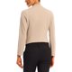thumbnail image 3 of INSPIRE CHIC Chaqueta de Traje Casual de Negocios sin Cuello para Mujer, Regreso a Clases, Oficina de Trabajo, Blazer Corto 3XL Camel, 3 of 6