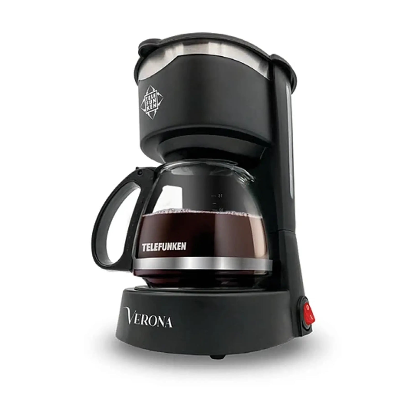 Cafetera De Goteo Eléctrica Telefunken Verona 0.6l Semi Automática Certificada