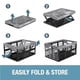 thumbnail image 4 of Cajas utilitarias plegables CleverMade Ocean, 45 L, paquete de 3, 4 of 7