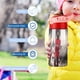 thumbnail image 5 of Bukayo Saka-theme One-Touch Pop Top Water Bottle Stainless Steel Leak-Proof Sports Children's Bottle pink 12oz, 5 of 6