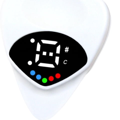 Bothyi - Afinador De Guitarra 2 En 1, Calibración De Tono, Púa De Guitarra Para Ukelele, Banjo, Mandolina