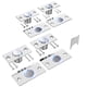 thumbnail image 1 of Cierre magnético oculto ajustable para puerta Mousike, 1 of 7