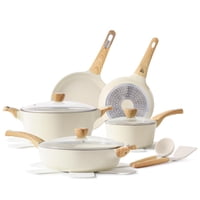Set De Utensilios De Cocina Sensarte, Cerámica, Antiadherente, 14 Piezas, Para Inducción