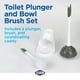 thumbnail image 2 of Set combinado de desatascador y escobilla para inodoro Clorox con Caddy x2, 2 of 5