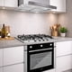 thumbnail image 2 of Kit Horno 60 litros con spiedo + Encimera a gas 4 quemadores + Campana retráctil 60 cm gris, 2 of 7