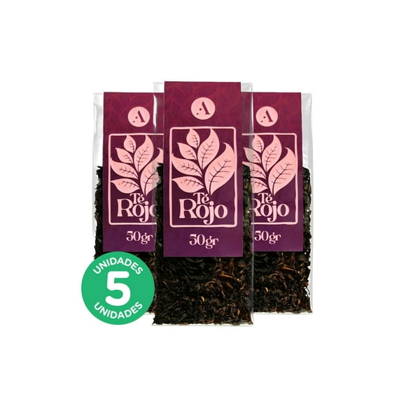 Pack 5, Té Rojo 50gr