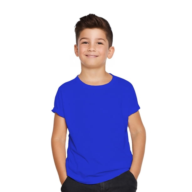 Polera Niño Niña 100% Algodon Manga Corta